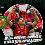 Matías Klimowicz pone la mira en La Tri: "Me puse en la cabeza jugar en la Selección de Ecuador" 3 Matías Klimowicz, figura de Deportivo Cuenca, revela su sueño de jugar en la Selección de Ecuador. Conoce sus goles y por qué no necesita nacionalizarse.