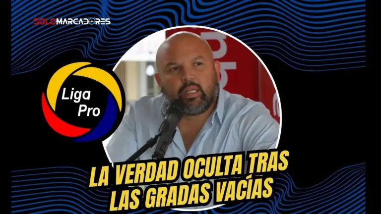 Miguel Ángel Loor responde a las críticas por la baja asistencia en la LigaPro.