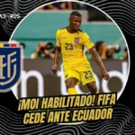 Vía libre para el Niño Moi: FIFA concede amnistía y jugará el debut mundialista 3 FIFA concede amnistía a Moisés Caicedo. El volante de La Tri podrá jugar el debut del Mundial 2026 ante Costa de Marfil tras las gestiones de la FEF.