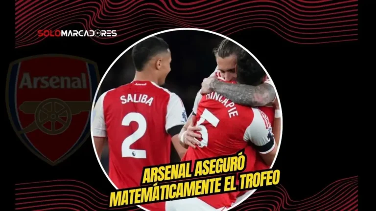 El Arsenal rompió la sequía de 22 años y es campeón de la Premier League. Mira el video del festejo de Piero Hincapié tras el tropiezo del Manchester City.