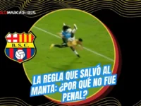 Descubre la razón reglamentaria por la cual Alex Cajas anuló el penal a favor de Barcelona SC tras la mano de Dagner Quintero ante Manta en la LigaPro.