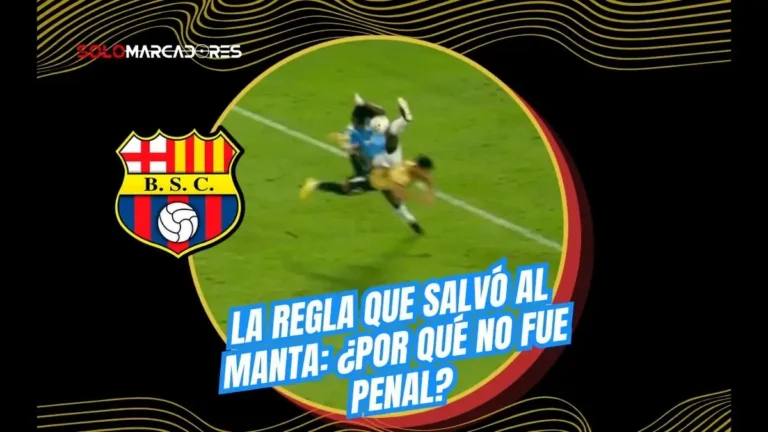 Descubre la razón reglamentaria por la cual Alex Cajas anuló el penal a favor de Barcelona SC tras la mano de Dagner Quintero ante Manta en la LigaPro.