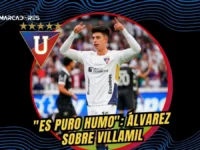 Gabriel Villamil y el mercado en Liga: la postura oficial de la dirigencia 8 Eduardo Álvarez desmiente rumores sobre Gabriel Villamil y define la fecha de inicio para el mercado de pases de Liga de Quito en este 2026.