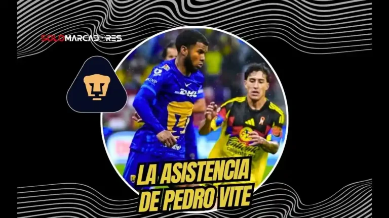 Pedro Vite dio una asistencia en el empate 3-3 de Pumas ante América. Los felinos avanzan a semis para enfrentar al Pachuca de Enner Valencia.