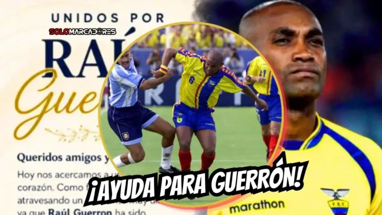 El ex mundialista con la Selección de Ecuador, Raúl Guerrón, requiere una costosa cirugía por tumores en el estómago. Conozca cómo ayudar en la colecta.