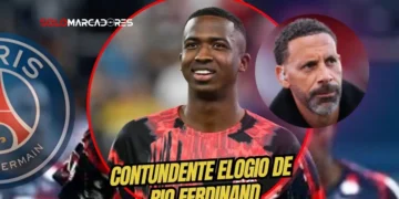 El elogio de Río Ferdinand para Willian Pacho 10 Rio Ferdinand llenó de elogios a Willian Pacho antes de la final de la Champions League 2026. "Es uno de los mejores en su puesto", afirmó el inglés.