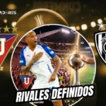 El camino a la Gloria Eterna: Los rivales de Liga de Quito e IDV en 8vos de final 3 Liga de Quito se medirá ante Mirassol e Independiente del Valle chocará contra Deportes Tolima en los 8vos de final de la Copa Libertadores.