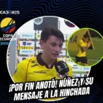 Sergio Núñez rompe el silencio tras su primer gol con Barcelona SC: "Pedí disculpas porque…" 3 Sergio Núñez anotó su primer gol con Barcelona SC ante Insutec y explicó su gesto a la hinchada. "Pedí disculpas porque no podía hacer goles", confesó.