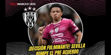 Sevilla canceló la compra de Patrik Mercado por seis millones de euros debido a su lesión de rodilla. Duro golpe para Independiente del Valle.