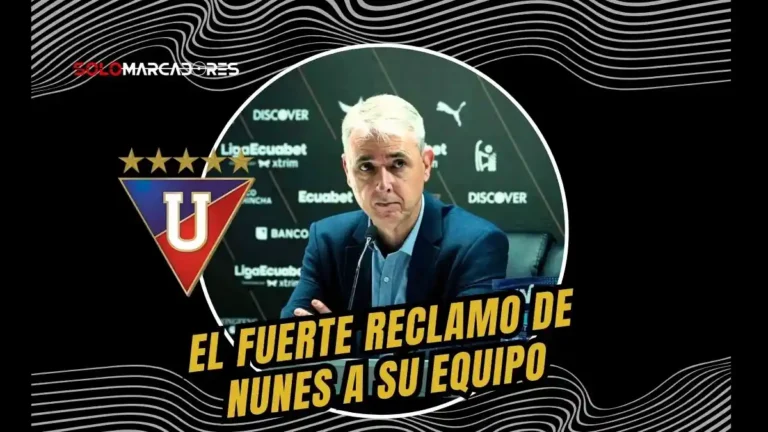 Tiago Nunes confesó que "no le gustó nada" el rendimiento de Liga de Quito tras vencer a Guayaquil City.