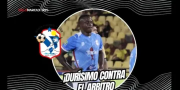'Tin' Angulo arremetió contra el árbitro Alex Cajas tras el empate entre Barcelona y Manta, acusando prepotencia y falta de explicaciones en el campo.