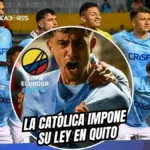 Universidad Católica impone su jerarquía ante El Nacional y avanza firme en la Copa Ecuador 3 Universidad Católica venció 4-1 a El Nacional en el Gonzalo Pozo Ripalda y clasificó a los octavos de final de la Copa Ecuador 2026.