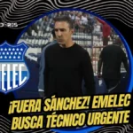 Emelec busca nuevo timonel: El plan de rescate tras la salida de Vicente Sánchez 4 Vicente Sánchez deja Emelec tras malos resultados. Gustavo Quinteros y Alfredo Arias son los principales candidatos para asumir el banquillo eléctrico.