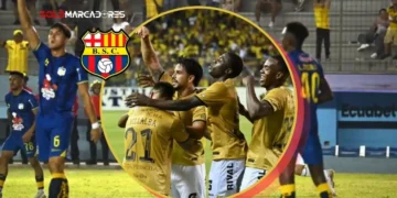 Milagro en Manta: Barcelona resurge en el Jocay con un cabezazo salvador al minuto 97 10 Con goles de William Vargas y Javier Báez al 97', Barcelona SC remontó 2-1 a Delfín en Manta y se ubica como escolta de Independiente del Valle.