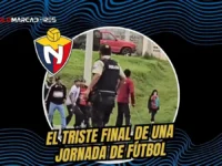 Graves incidentes de violencia en El Nacional tras perder ante Gualaceo. Hinchas se enfrentaron con machetes y piedras fuera del estadio.