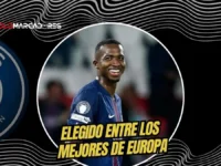 Willian Pacho integra el equipo ideal de la UEFA tras las semifinales de Champions League. El zaguero del PSG brilla antes de la final contra el Arsenal.