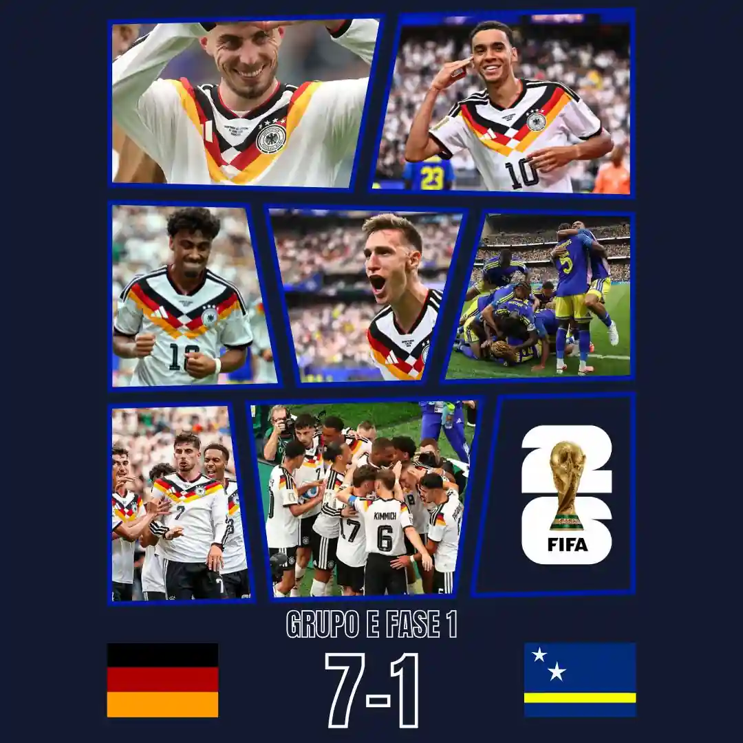 Alemania goleó a Curazao en el arranque del Grupo E del Mundial 23 Alemania aplastó 7-1 a Curazao en el debut del Grupo E del Mundial. Doblete de Havertz y alerta máxima para Ecuador antes de su cruce el 25 de junio.
