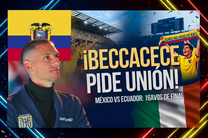 Beccacece define el camino de Ecuador antes de enfrentar a México: "Sigamos más unidos que nunca" 23 Sebastián Beccacece analizó el presente de la Selección de Ecuador previo al duelo ante México por los 16avos de final del Mundial 2026.