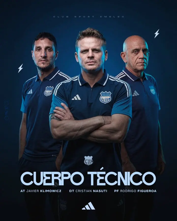 El plan de estabilidad que busca salvar el año de Emelec: Cristian Nasuti es ratificado 23 Emelec confirmó a Cristian Nasuti como su director técnico definitivo para el segundo semestre. Revisa sus números y los detalles del cuerpo técnico.