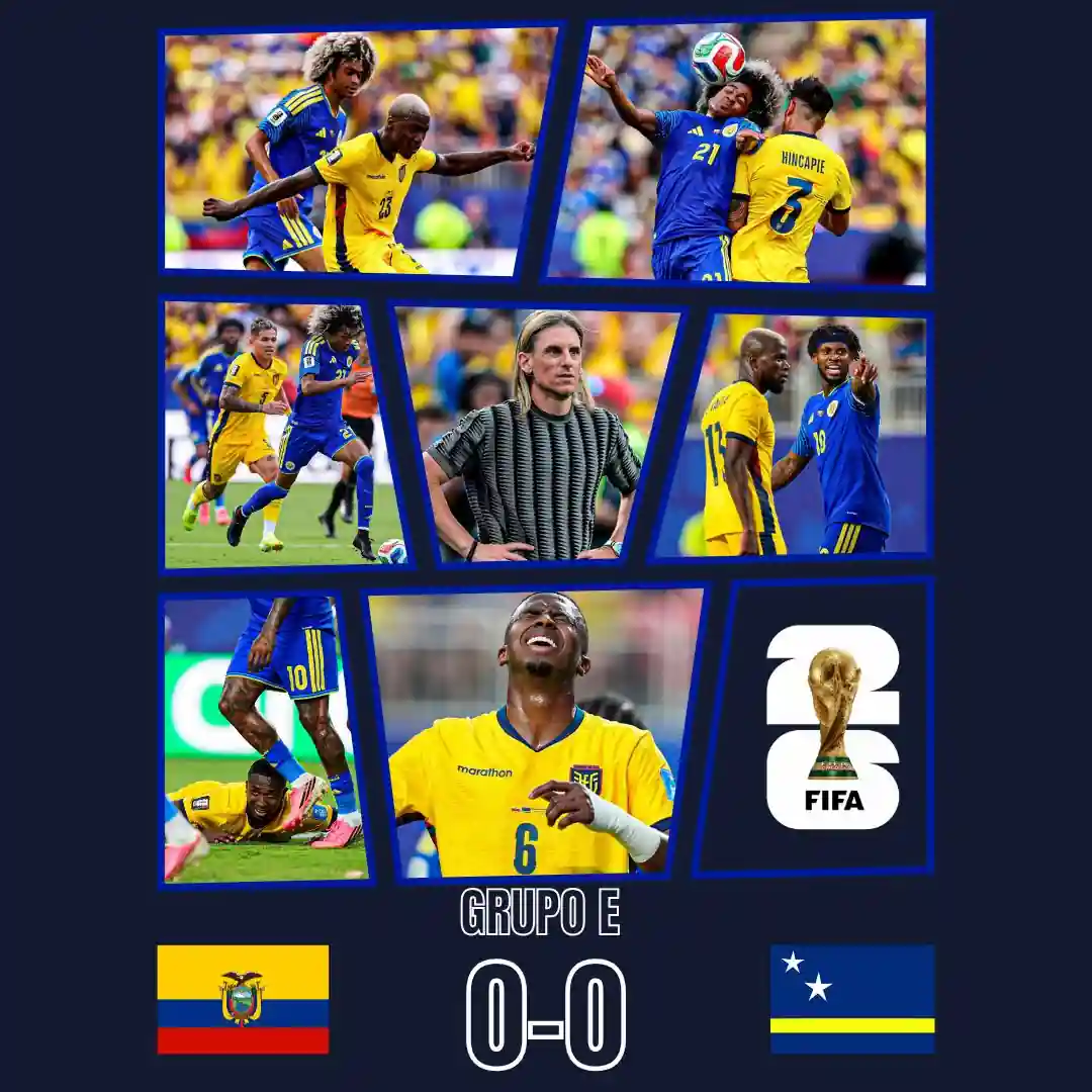 El fantasma de la ineficacia castiga a La Tri: un cero que complica el mañana 22 Ecuador vs Curazao terminó 0-0 en Kansas. La Tri no pudo superar a Eloy Room, complicó su pase a 16avos y ahora definirá su futuro ante Alemania.