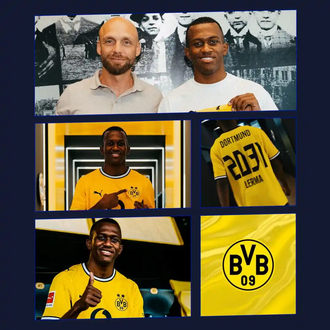 Justin Lerma es presentado oficialmente en el Borussia Dortmund tras dejar IDV 23 Justin Lerma es presentado oficialmente por el Borussia Dortmund. El ex Independiente del Valle firmó contrato hasta 2031 y habló en Alemania.