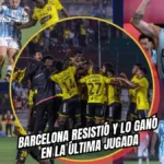 Fiesta Amarilla en Santo Domingo: ¡Barcelona le ganó a Guayaquil City en un amistoso agónico! 3 Barcelona SC derrotó 1-0 a Guayaquil City en la Fiesta Amarilla de Santo Domingo con gol de Jordan Medina y una gran actuación de José Gabriel Cevallos.