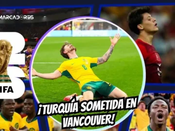 Australia venció 2-0 a Turquía en Vancouver por la Copa Mundial 2026. Patrick Beach fue la gran figura junto a los goleadores Irankunda y Metcalfe.