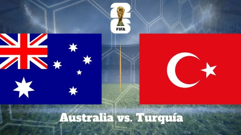 Conoce el horario, los árbitros y los canales de televisión para ver en vivo el partido de Australia vs Turquía por el Mundial 2026 desde Ecuador.