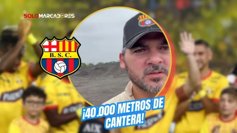 Antonio Álvarez mostró los avances en el terreno de 40.000 m² del nuevo proyecto de Barcelona SC enfocado en el desarrollo de sus formativas.