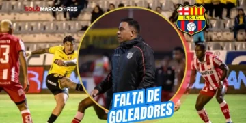 César Farías tras la dura derrota ante Técnico Universitario 6 César Farías analizó la dura derrota de Barcelona ante Técnico Universitario. El DT reconoció la falta de gol, el desgaste y las limitaciones del plantel.