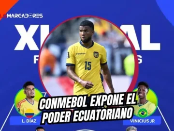 Piero Hincapié y Pedro Vite integran el equipo ideal de la Conmebol en la fase de grupos del Mundial 2026 antes del partido de Ecuador ante México.