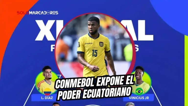 Piero Hincapié y Pedro Vite integran el equipo ideal de la Conmebol en la fase de grupos del Mundial 2026 antes del partido de Ecuador ante México.