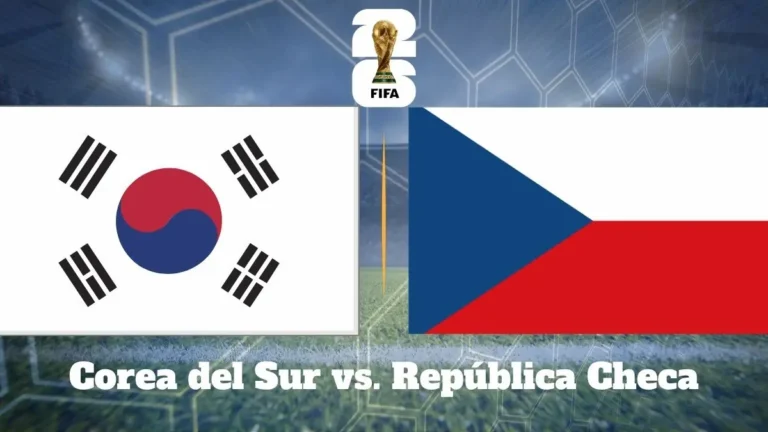Conoce el horario, alineaciones y canales de TV en Ecuador para ver el partido de Corea del Sur vs República Checa por el Grupo A del Mundial 2026.