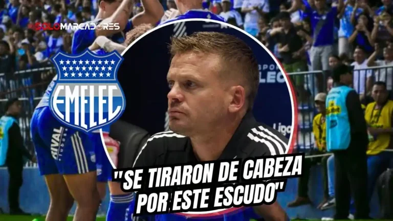Cristian Nasuti valoró el triunfo 1-0 de Emelec ante Universidad Católica. El DT interino dejó al Bombillo entre los siete primeros de la LigaPro.