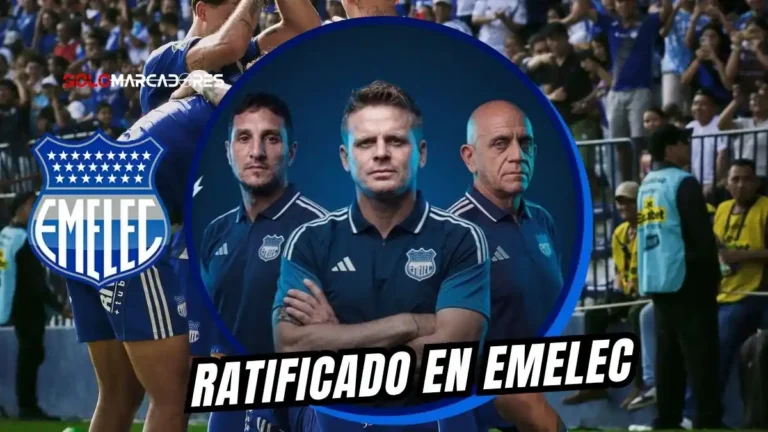 Emelec confirmó a Cristian Nasuti como su director técnico definitivo para el segundo semestre. Revisa sus números y los detalles del cuerpo técnico.