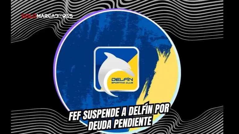 La FEF suspendió a Delfín por una deuda de $350.000 con el club La Paz. El Cetáceo tiene hasta el viernes 26 de junio para pagar o perderá puntos.