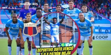 El sueño de la Plaza del Teatro se enciende con una goleada que consolida el liderato 5 Deportivo Quito derrotó 3-0 a Patrón Mejía con goles de Ocles, Ordóñez y Arroyo, consolidándose en la cima del cuadrangular de Segunda Categoría.