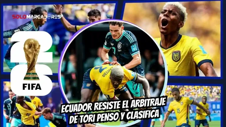 Ecuador remontó 2-1 a Alemania con goles de Angulo y Plata en el MetLife Stadium y aseguró su histórica clasificación a 16avos del Mundial 2026.