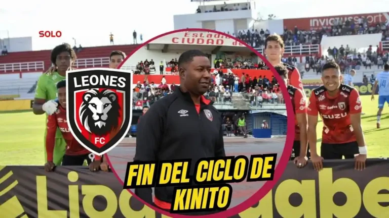 La directiva de Leones FC destituyó a Édison Méndez en pleno receso mundialista. El club marcha 13° en la LigaPro y busca un nuevo DT.
