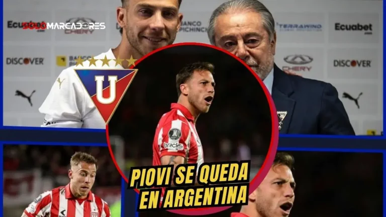 Ezequiel Piovi descartó su retorno a Liga de Quito para la segunda etapa de 2026. Conoce las razones del volante y su situación en Estudiantes.