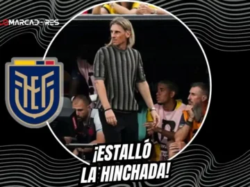 La afición ecuatoriana estalló con el cántico Fuera Beccacece tras el amargo empate ante Curazao.