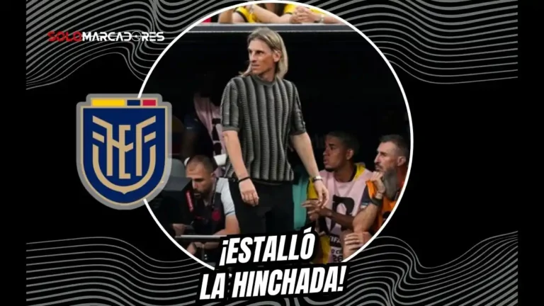 La afición ecuatoriana estalló con el cántico Fuera Beccacece tras el amargo empate ante Curazao.