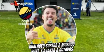Gualaceo dio el batacazo en la Copa Ecuador tras vencer 1-0 a Mushuc Runa con gol de Nicolás Rojas. El Súper Guala ya está clasificado a octavos.