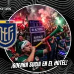 El hotel de Ecuador sitiado en el DF: la guerra sucia antes del Azteca 3 Tensión en el Distrito Federal. Hinchas mexicanos rompen el descanso de Ecuador con un ruidazo y DJ frente al hotel. La policía intervino antes del partido.