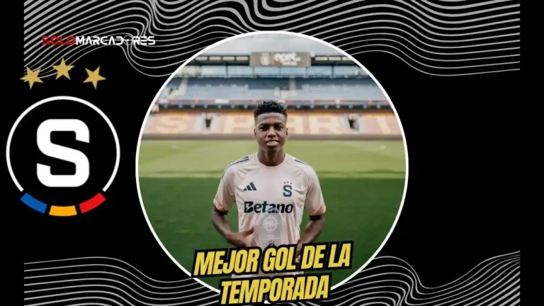 Jhon Mercado quedó fuera de la lista de Ecuador para el Mundial, pero el Sparta Praga lo premió por marcar el mejor gol de la temporada en República Checa.