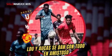 Festival de goles en Ponciano: Liga de Quito y Aucas empatan en pretemporada 8 Liga de Quito y Aucas igualaron 2-2 en el Rodrigo Paz Delgado. Rodney Redes y Gabriel Villamil marcaron para los Albos antes del reinicio de la LigaPro.