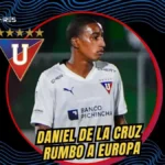 El rompecabezas de Tiago Nunes: La inesperada baja que desarma la banda derecha de Liga de Quito 3 Liga de Quito y la sensible baja de Daniel de la Cruz desarmaron la banda derecha de Tiago Nunes. El juvenil albo jugará en Portugal.