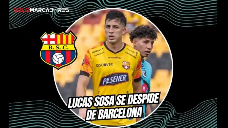 Lucas Sosa rescindió su contrato con Barcelona y se despidió en Guayaquil. Analizó la falta de herramientas del Ídolo y confirmó su nuevo club.