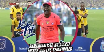 La tajante exigencia de Máximo Banguera a La Tri para el Mundial: "Llegar a semifinales" 5 El exarquero mundialista Máximo Banguera asegura que un buen Mundial para Ecuador implica llegar a semifinales y que quedarse en grupos sería una decepción.