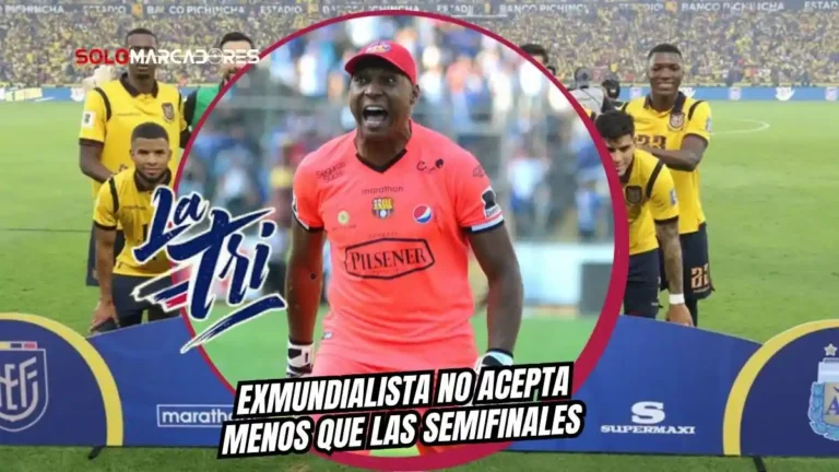 El exarquero mundialista Máximo Banguera asegura que un buen Mundial para Ecuador implica llegar a semifinales y que quedarse en grupos sería una decepción.